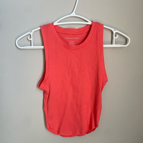 💖(2 for $15)💖 American Eagle Coral Tank Top - Picture 2 of 4